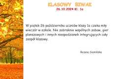 zdjęcie przedstawia opis wydarzenia październikowego