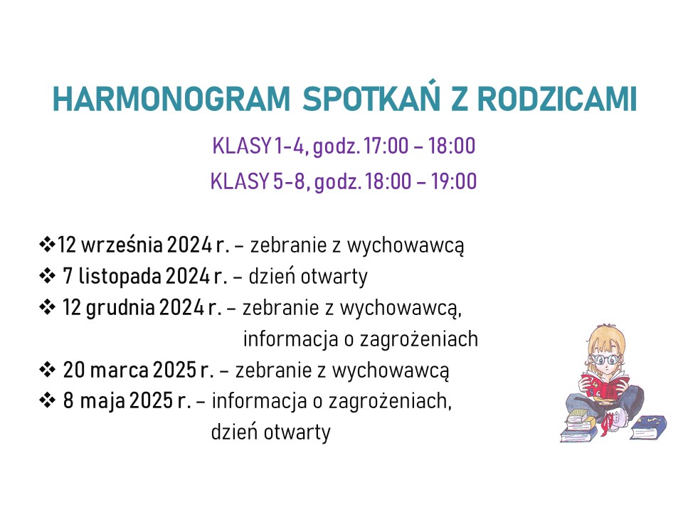 harmonogram spotkan